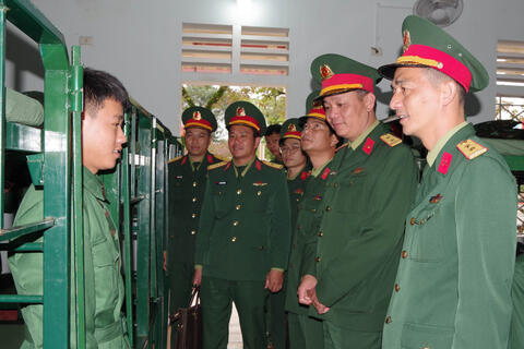 260 Tân binh đã về ngôi nhà chung Trung đoàn 6
