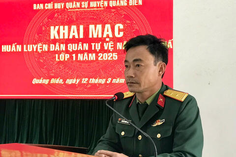 Khai mạc huấn luyện dân quân năm thứ nhất, năm 2025