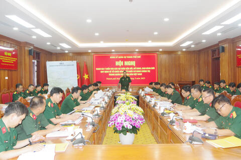 Đảng ủy quân sự thành phố Hội nghị tham gia ý kiến vào các nội dung dự thảo, sửa đổi, bổ sung quy định về tổ chức đảng, tổ chức cơ quan chính trị trong Quân đội nhân dân Việt Nam