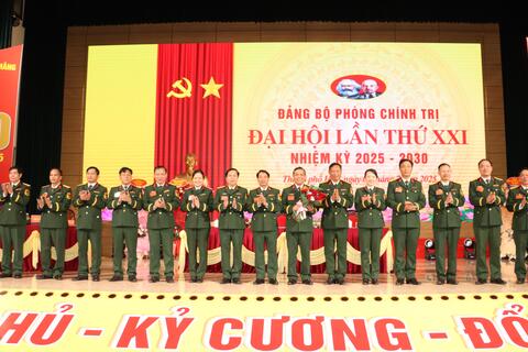 Đảng bộ phòng chính trị tổ chức thành công Đại hội lần thứ XXI, nhiệm kỳ 2025 – 2030