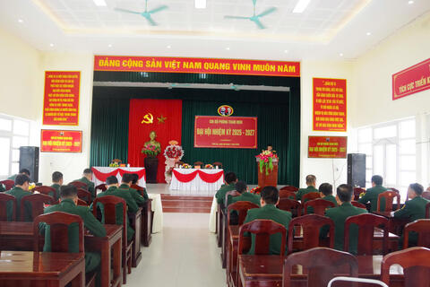Đảng bộ Ban chỉ huy Phòng thủ khu vực 3 - Phú Lộc Đại hội thành công các chi bộ nhiệm kỳ 2025 - 2027