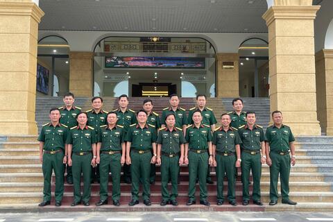 Bộ CHQS thành phố Huế và Thanh Hóa trao đổi kinh nghiệm thực hiện nhiệm vụ QS, QP