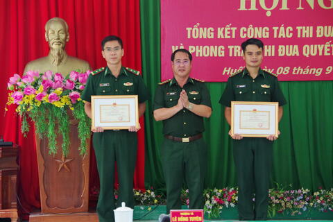 Cụm biên phòng tuyến biển tổ chức hội nghị tổng kết công tác thi đua, khen thưởng và phong trào thi đua Quyết thắng năm 2025.