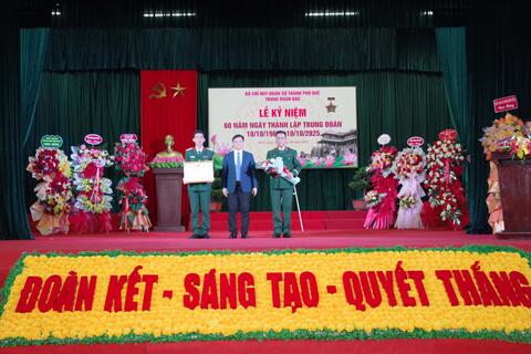 Trung đoàn 6, Bộ CHQS thành phố Huế kỷ niệm 60 năm ngày thành lập Trung đoàn