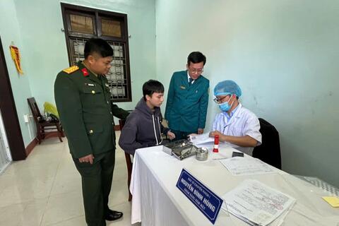 Ban Chỉ huy Phòng thủ khu vực 3 - Phú Lộc phối hợp, triển khai, giám sát công tác khám tuyển nghĩa vụ quân sự năm 2026.