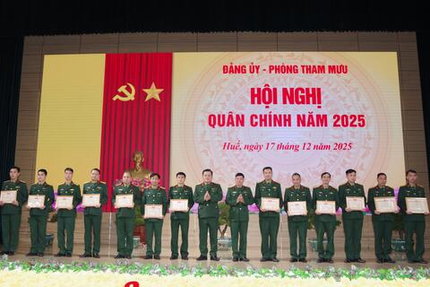 Đảng ủy Phòng Tham mưu Hội nghị Quân chính năm 2025