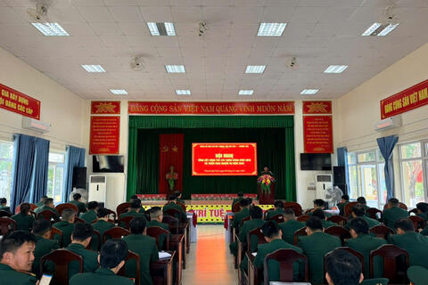 Đảng bộ Ban Chỉ huy phòng thủ khu vực 1 – Hương Trà tổng kết công tác xây dựng Đảng năm 2025