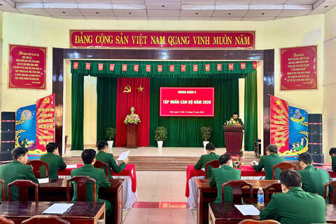 Trung đoàn 6: Tập huấn cán bộ năm 2026