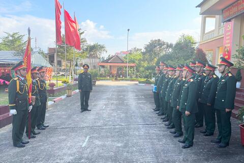 Ban Chỉ huy Phòng thủ khu vực 3 - Phú Lộc khai mạc tập huấn cán bộ năm 2026.