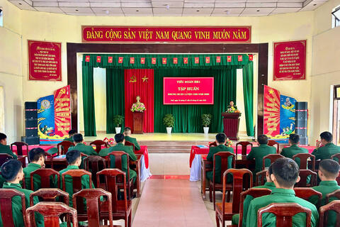 Tiểu đoàn BB1 - Trung đoàn 6: Tập huấn khung huấn luyện chiến sĩ mới năm 2026