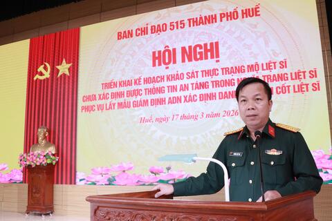 Ban Chỉ đạo 515 thành phố triển khai kế hoạch khảo sát thực trạng mộ liệt sĩ phục vụ lấy mẫu giám định ADN