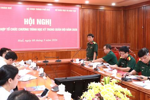 Phối hợp tổ chức chương trình “Học kỳ trong Quân đội” năm 2026