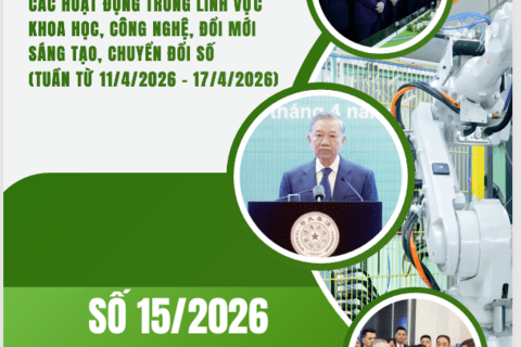 Bản tin các hoạt động trong lĩnh vực khoa học, công nghệ, đổi mới sáng tạo, chuyển đổi số