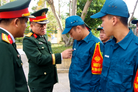 Bộ CHQS thành phố Huế kiểm tra công tác SSCĐ dịp Lễ Quốc khánh