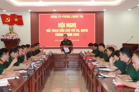 Đối thoại dân chủ nắm bắt tâm tư cán bộ, nhân viên nâng cao chất lượng thực hiện nhiệm vụ