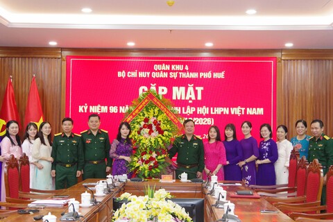 Sổi nổi các hoạt động chào mừng ngày phụ nữ Việt Nam 20/10 tại Bộ CHQS thành phố Huế