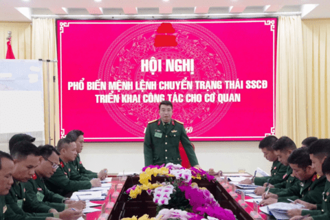 Ban Chỉ huy Phòng thủ Khu vực 2 - A Lưới hoàn thành tốt diễn tập CH-TM 1 bên, 2 cấp trên bản đồ và ngoài thực địa năm 2025 có ứng dụng công nghệ thông tin.