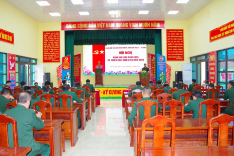 Ban Chỉ huy Phòng thủ Khu vực 2 - A Lưới tổ chức hội nghị Đảng bộ cuối năm 2025 và triển khai nhiệm vụ năm 2026