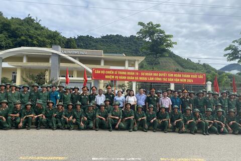 Bài dự thi tìm hiểu về " Xây dựng nền QPTD năm 2024":  Ban Chỉ huy Quân sự xã Hương Hữu: “Dân vận khéo” thực hiện tốt công tác quân sự, quốc phòng địa phương