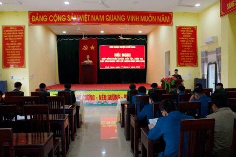 Ban Chỉ huy Quân sự huyện Phú Vang tổ chức Hội nghị hiệp đồng huấn luyện, diễn tập, kiểm tra sẵn sàng động viên lực lượng dự bị động viên năm 2025
