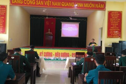 Ban Chỉ huy Quân sự huyện Phú Vang tổ chức Hội nghị hiệp đồng huấn luyện, diễn tập, kiểm tra sẵn sàng động viên lực lượng dự bị động viên năm 2023