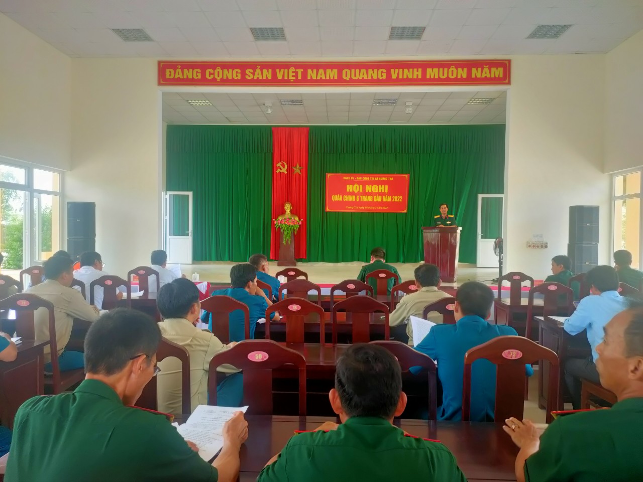 Hương Trà tổ chức Hội nghị Quân chính 6 tháng đầu năm 2022
