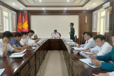 Ban CHQS thị xã Hương Trà: Hiệp đồng nhiệm vụ tổ chức Đại hội thi đua Quyết thắng LLVT thị xã giai đoạn (2019 - 2024)