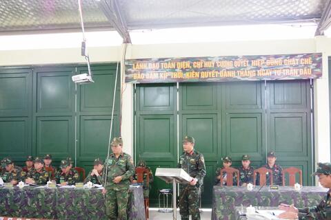 Ban chỉ huy PTKV 1 – Hương Trà hoàn thành diễn tập chỉ huy - tham mưu 1 bên 2 cấp trên bản đồ và ngoài thực địa có ứng dụng công nghệ thông tin năm 2025