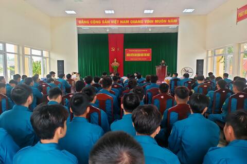 Ban chỉ huy Quân sự thị xã Hương Trà: Tổ chức khai mạc huấn luyện chiến sỹ dân quân năm thứ nhất năm 2023.