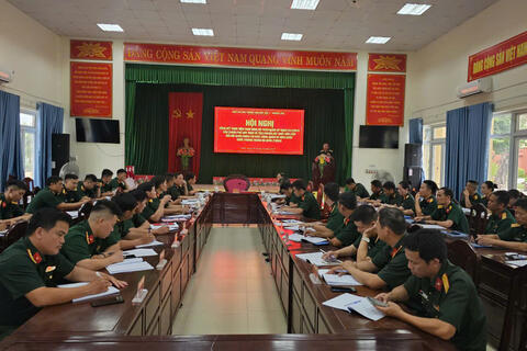 Ban Chỉ huy PTKV1 - Hương Trà tổng kết thực hiện Nghị định số 76/2016/NĐ-CP ngày 01/7/2016 của Chính phủ
