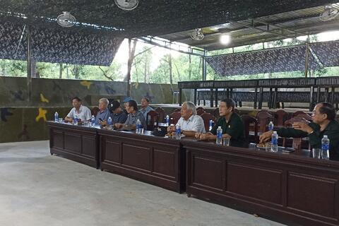 Bộ CHQS tỉnh gặp mặt lãnh đạo ngành Tham mưu - Tác huấn qua các thời kỳ