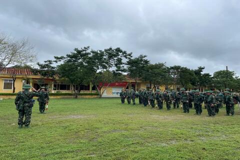 Tiểu đoàn Tăng - Thiết giáp 3 luyện tập phương án sẵn sàng chiến đấu trong dịp lễ
