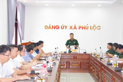 Đoàn kiểm tra 496 thông báo kết luận kiểm tra của Ban thường vụ thành uỷ Huế đối với Ban thường vụ đảng uỷ xã Phú Lộc