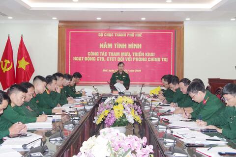 Tập trung triển khai thắng lợi nhiệm vụ công tác đảng, công tác chính trị trong những tháng cuối năm 2025 và năm 2026