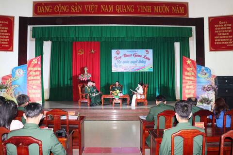 Trung đoàn 6 Toạ đàm giao lưu ra quân huấn luyện