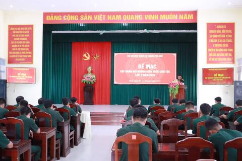 Bộ CHQS thành phố bế mạc tập huấn bồi dưỡng kiến thức dân tộc