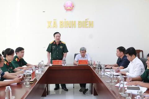 Chuẩn bị tốt mọi mặt để triển khai lấy mẫu HCLS trên địa bàn xã Bình Điền