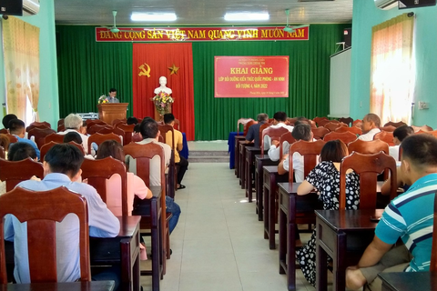 Huyện Phong Điền bồi dưỡng kiến thức quốc phòng - an ninh đối tượng 4 năm 2022.