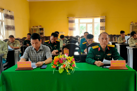 Ban Chỉ huy Quân sự huyện Phong Điền tổ chức Hội nghị hiệp đồng huấn luyện, diễn tập, kiểm tra sẵn sàng động viên lực lượng dự bị động viên năm 2023