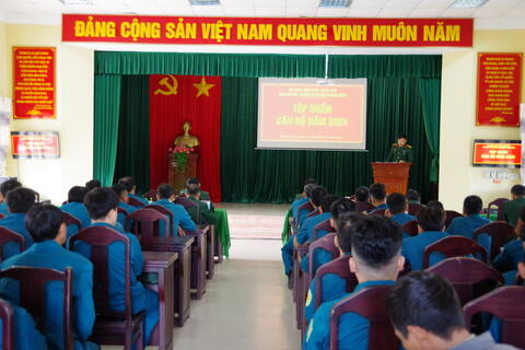 Ban Chỉ huy Quân sự huyện Phong Điền tổ chức tập huấn cán bộ năm 2024