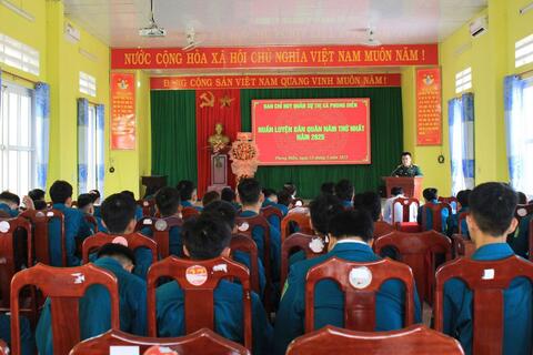 Phong Điền khai mạc huấn luyện Dân quân Tự vệ năm thứ nhất