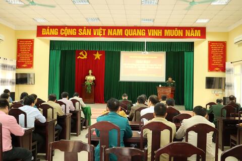 Huyện Phong Điền: Hội thi cán bộ giảng dạy chính trị lực lượng vũ trang huyện năm 2023