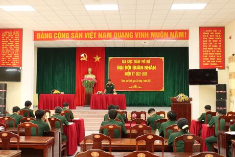 Hội đồng quân nhân Ban CHQS thành phố Huế tổ chức Đại hội nhiệm kỳ 2023-2025