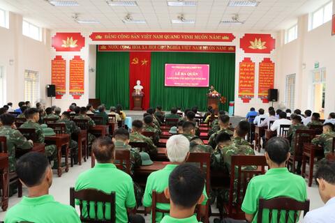 Trung đoàn 6, Bộ Chỉ huy Quân sự tỉnh tổ chức Lễ ra quân làm công tác Dân vận năm 2023