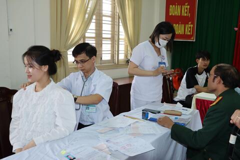 Thị xã Hương Thủy: Khám tuyển sức khỏe nghĩa vụ quân sự năm 2024