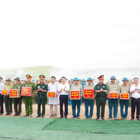 Diễn tập phòng cháy chữa cháy rừng và tìm kiếm cứu nạn Thị xã Hương Thuỷ năm 2023
