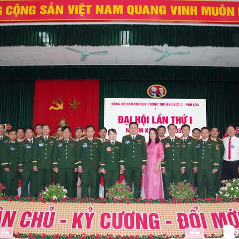 Đảng bộ Ban Chỉ huy phòng thủ khu vực 3 – Phú Lộc xác định 8 mục tiêu và 3 nhóm giải pháp quan trọng trong nhiệm kỳ 2025 – 2030