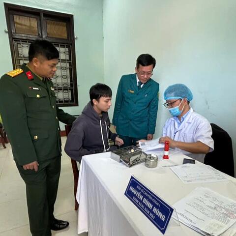 Ban Chỉ huy Phòng thủ khu vực 3 - Phú Lộc phối hợp, triển khai, giám sát công tác khám tuyển nghĩa vụ quân sự năm 2026.