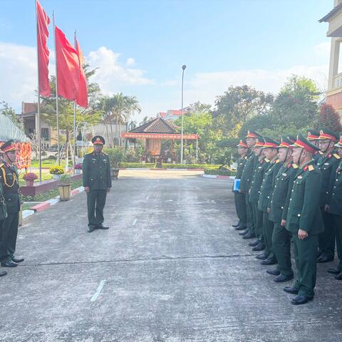 Ban Chỉ huy Phòng thủ khu vực 3 - Phú Lộc khai mạc tập huấn cán bộ năm 2026.