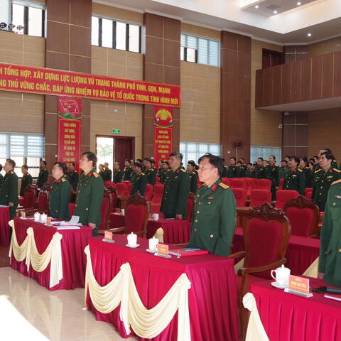 Lực lượng vũ trang Thành phố Huế hướng về Đại hội Đảng toàn quốc lần thứ XIV